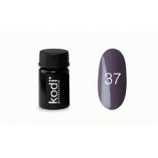 Цветная гель краска для дизайна ногтей Kodi Professional №37 сливовый, 4мл (старый дизайн)