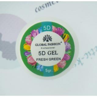 Гель-пластилін для ліплення Global 5D Gel Fresh Green 5 гр. (свіжий зелений)