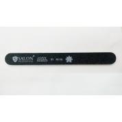 Пилка для ногтей Salon Professional Onyx черная прямая 80/80