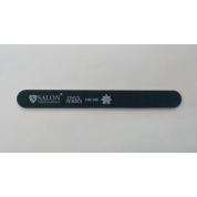 Пилка для ногтей Salon Professional Onyx черная прямая 100/100