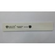 Пилка для ногтей Salon Professional Diamond белая прямая широкая 100/100