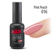 Гель-лак PNB №016 pink peach (розовый персик) 8 мл.