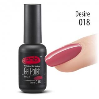 Гель-лак PNB №018 desire (желание) 8 мл.