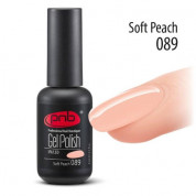 Гель-лак PNB №089 soft peach (мягкий персик) 8 мл.