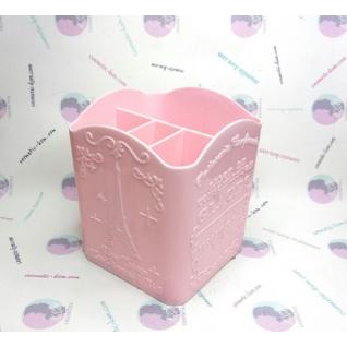 Подставка для пилок, кистей розовая Paris