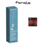 Фарба для волосся Fanola № 7.43 Medium Copper Golden Blonde