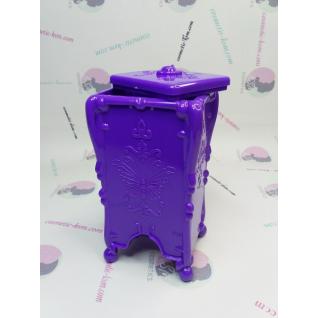 Підставка фіолетова під безворсові серветки з візерунком