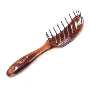 Щітка для укладки волосся продувний Salon Professional 18045 TT прозоро-бурштиновий