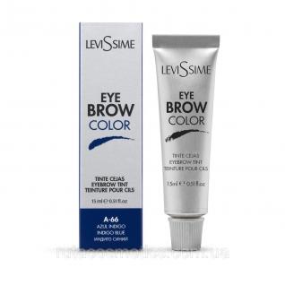 Краска для бровей Levissime Eyebrow Color A-66 Indigo Blue 15ml