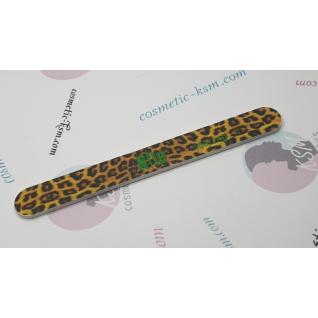 Пилка для ногтей Nila прямая "леопард"