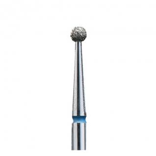 Насадка для маникюра фреза алмазная Staleks шар синяя диаметр 2,5 мм FA01B025K