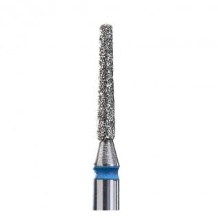 Насадка для маникюра фреза алмазная Staleks усеченный конус синяя диаметр 1,6 мм / FA70B016/10K рабочая часть 10 мм