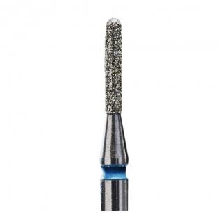 Насадка для маникюра фреза алмазная Staleks цилиндр закругленный синяя диаметр 1,4 мм / FA30B014/8K рабочая часть 8 мм