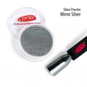 Втирання-блиск для дизайну PNB Дзеркальне Срібло Shine Powder Mirror Silver 0.5 г