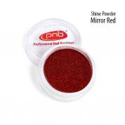 Втирка-блеск для дизайна PNB Зеркальное Красный Shine Powder Mirror Red 0.5 г