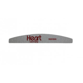 Пилочка для нігтів HEART 100/100 TITAN HALF/півколо