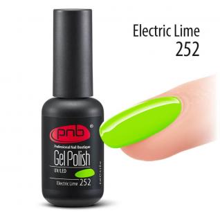 Гель-лак PNB №252 Electric Lime, 8 мл. Neon Bomb collection