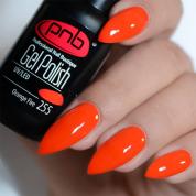 Гель-лак PNB №255 Orange Fire, 8 мл. Neon Bomb collection