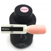 База для ногтей Kodi Lint base gel Peach персиковый с армирующими волокнами, 35мл