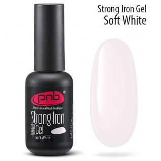 Гель для нарощування PNB Strong Iron Gel 8 мл, ніжно-білий Soft White