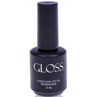 База для гель лака Gloss Premium Base 15 ml with a brush