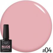 Камуфлирующее базовое покрытие для гель лака Nub Rubber Nude Base, 8 мл, №04