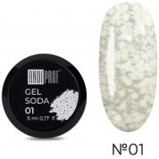 Гель Soda Andi Prof № 01 white 5 мл., белый