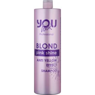 Шампунь для волос You Look Blond Pink Shine Anti-Yellow, 1000 мл