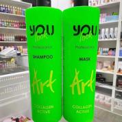 Маска для волос You Look Art Collagen Active, 1000 мл., с активным коллагеном