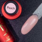 База для ногтей Kodi Lint base gel Peach персиковый с армирующими волокнами, 12 мл