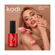 Камуфлююча база Kodi Lint base gel Delicate Rose приглушений темно-рожевий з армуючими волокнами, 7мл