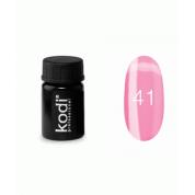 Кольорова гель фарба для дизайну нігтів Kodi Professional №41 рожевий, 4мл (старий дизайн)