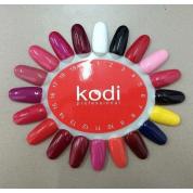 Кольорова гель фарба для дизайну нігтів Kodi Professional №18 кораловий, 4мл (старий дизайн)