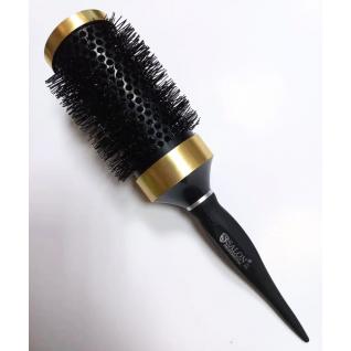 Круглая расческа брашинг для укладки Salon Professional Black Ceramic XXL "Граната" керамика