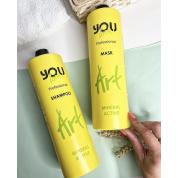 Шампунь для волосся You Look Art Mineral Active, 1000 мл з активними мінералами